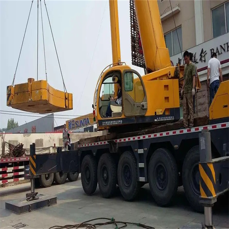 榕江当地吊车出租|机器吊装|75吨|工厂搬迁服务